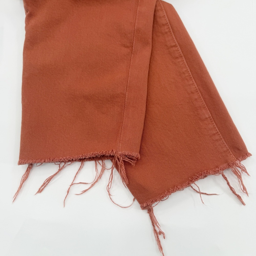 Mother The Looker Ankle Fray‎ in Coconut Shell Terracotta Size 29 - Picture 7 of 14